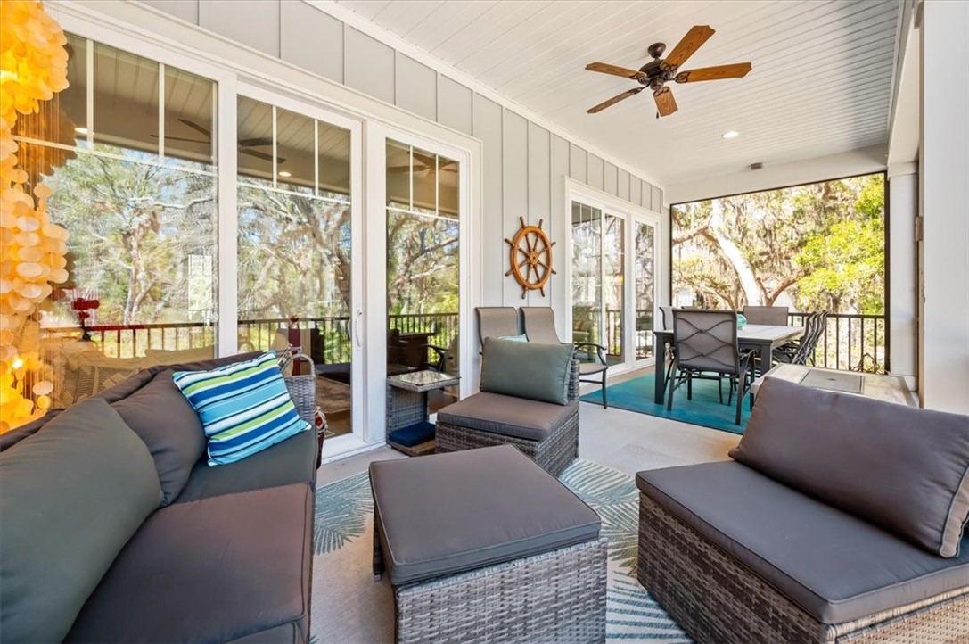 39 Harbor Road Jekyll Island, GA 31527 - Photo 25 of 54 Screened porch Level 1