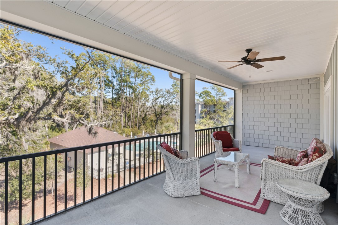 39 Harbor Road Jekyll Island, GA 31527 - Photo 43 of 56 Upper level screened poroch
