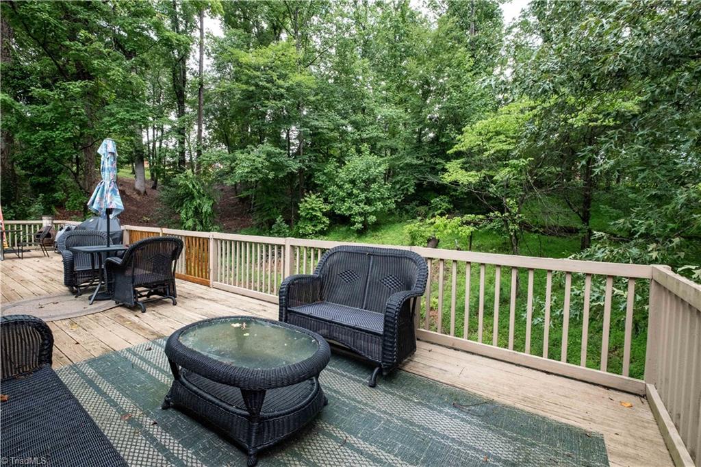 216 Brookwood Drive Elkin, NC 28621 - Photo 20 of 22 Back deck