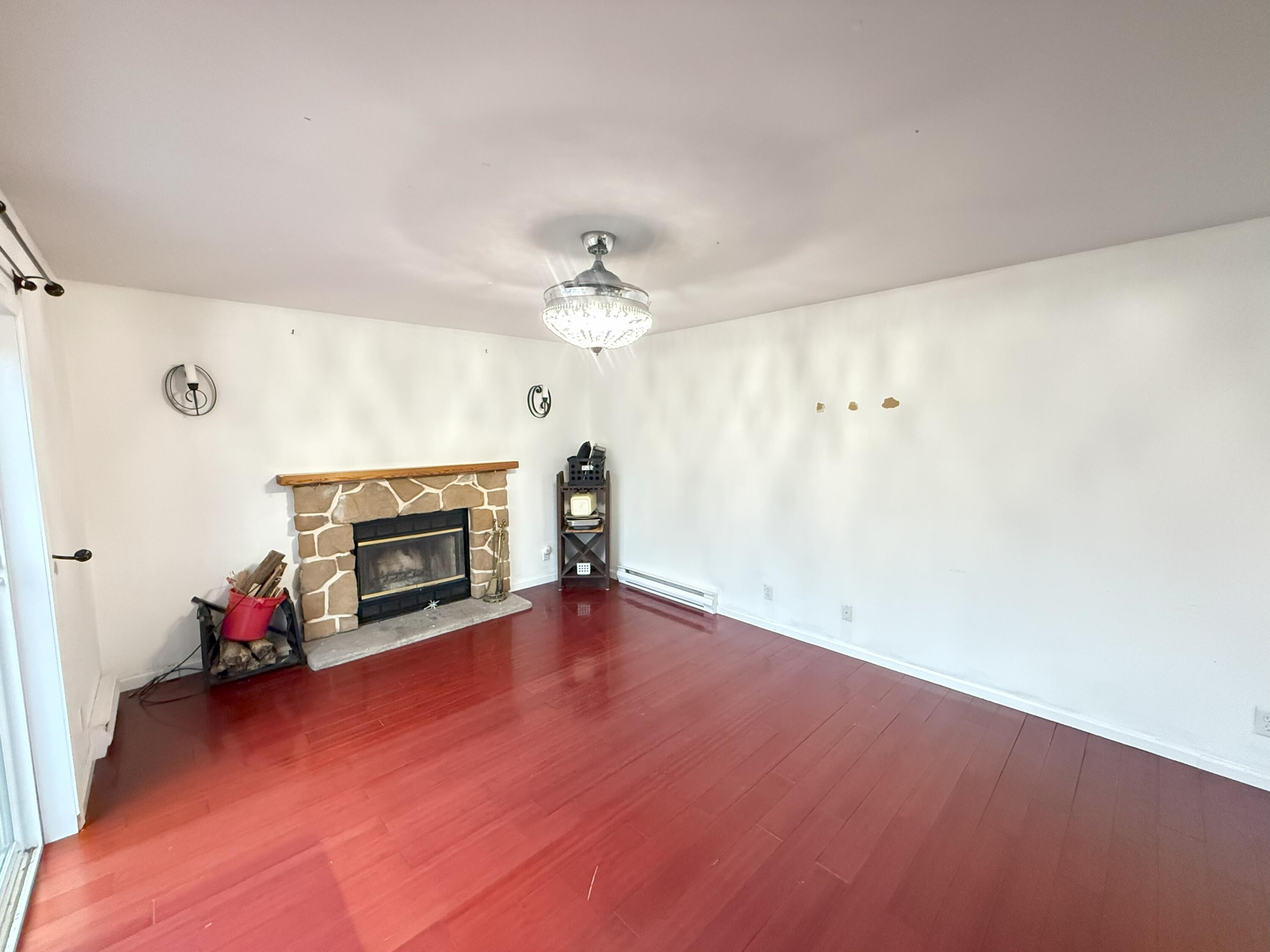 6486 Decker Road Bushkill, PA 18324 - Photo 9 of 53 a view of a livingroom with a fireplace