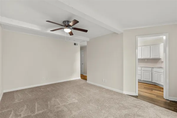 a view of an empty room