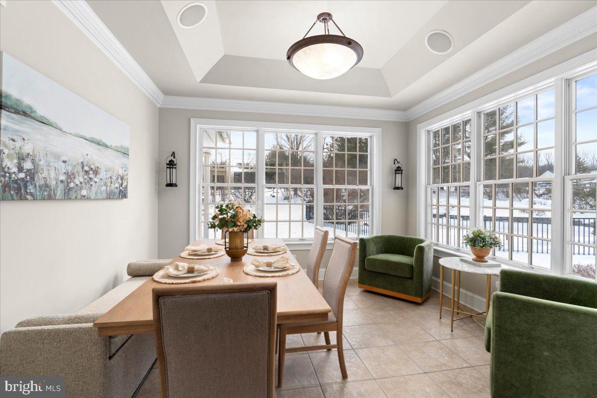 1568 Sacketts Ford Road Ivyland, PA 18974 - Photo 23 of 100 a view of a dining room with furniture window and outside view