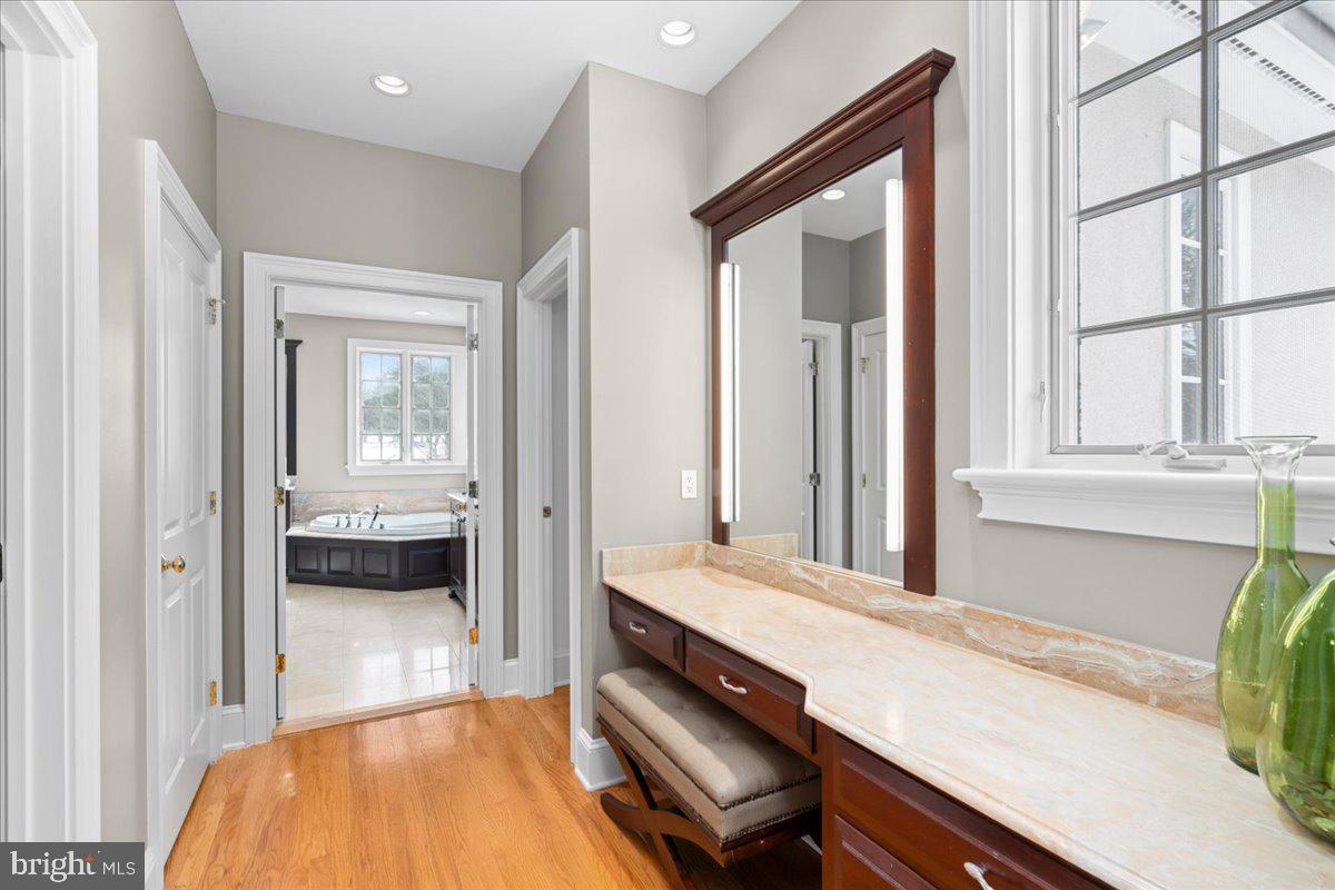 1568 Sacketts Ford Road Ivyland, PA 18974 - Photo 46 of 100 a en suite bathroom with a granite countertop sink and a window