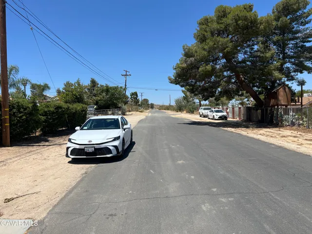 a car parked on the side of the road