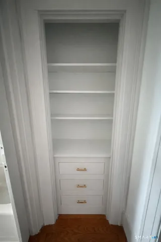 a view of a closet