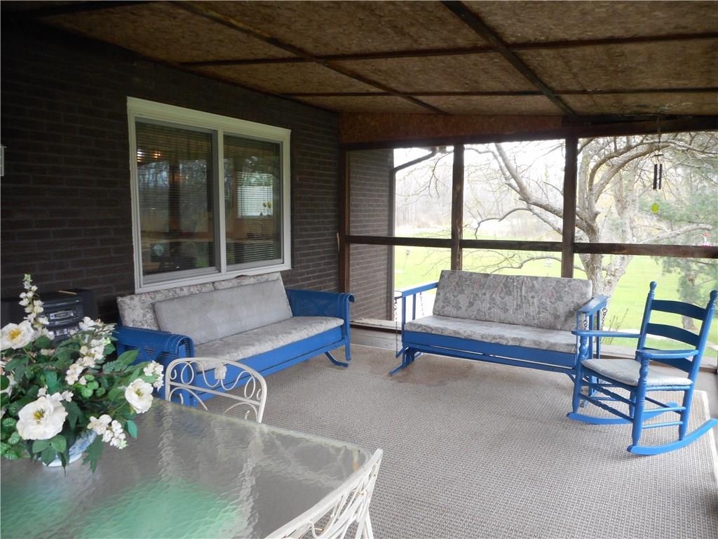 7174 Country Club Road Butler, PA 16001 - Photo 20 of 23 Back covered porch what a secret bonus