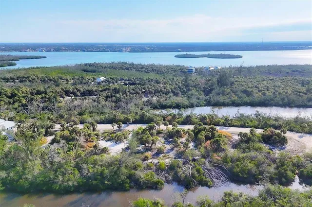 an aerial view of a beach