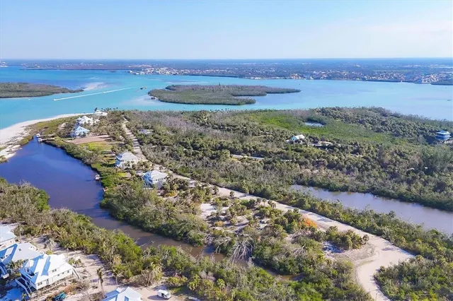 a view of an ocean and beach