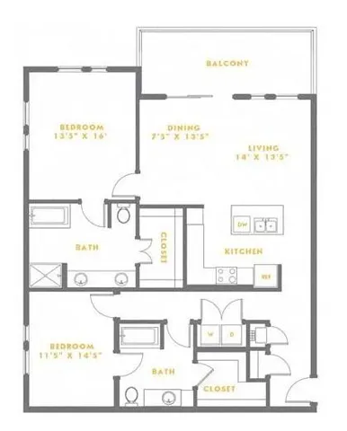 $2,400 | 2144 Peachtree Road, Unit 401, Atlanta, GA 30309
