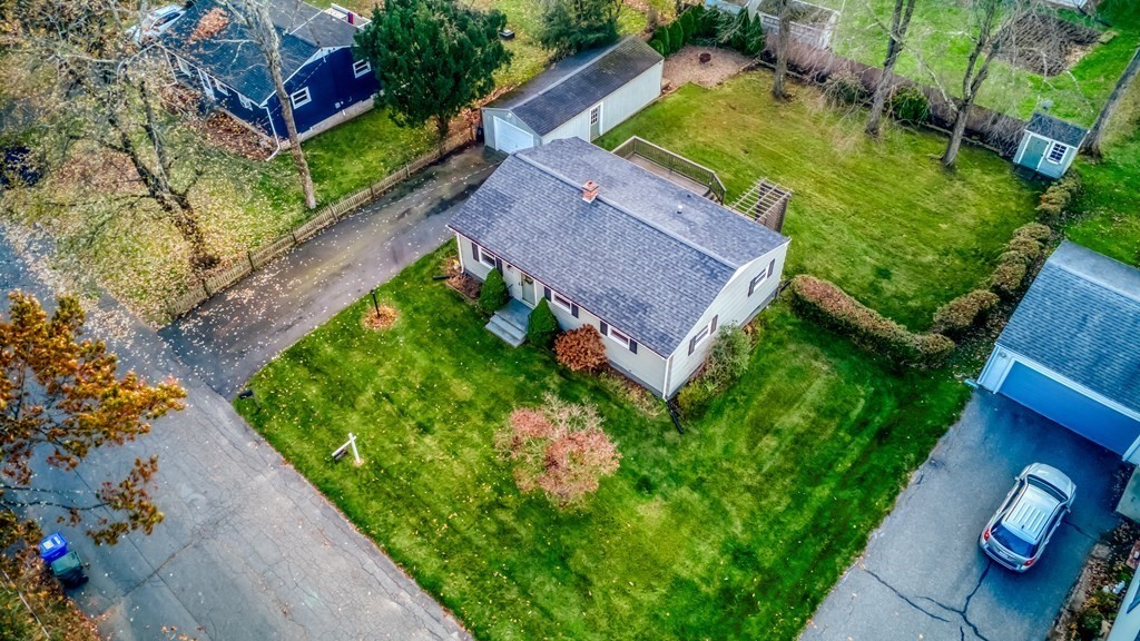 150 Louis Road Springfield, MA 01118 - Photo 2 of 39 an aerial view of a house with a garden