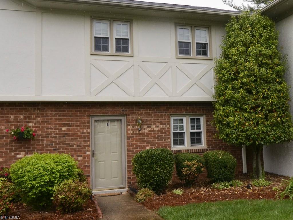 4844 Tower Road, Unit B Greensboro, NC 27410 - Photo 1 of 16 Sellers renovations include Pella windows and doors, lovely tile patio in 2015 with privacy fence and garden area- freshly painted- Some updated appliances, new ceramic tile in foyer and kitchen- new carpeting downstairs in 2014 and upstairs 2015-