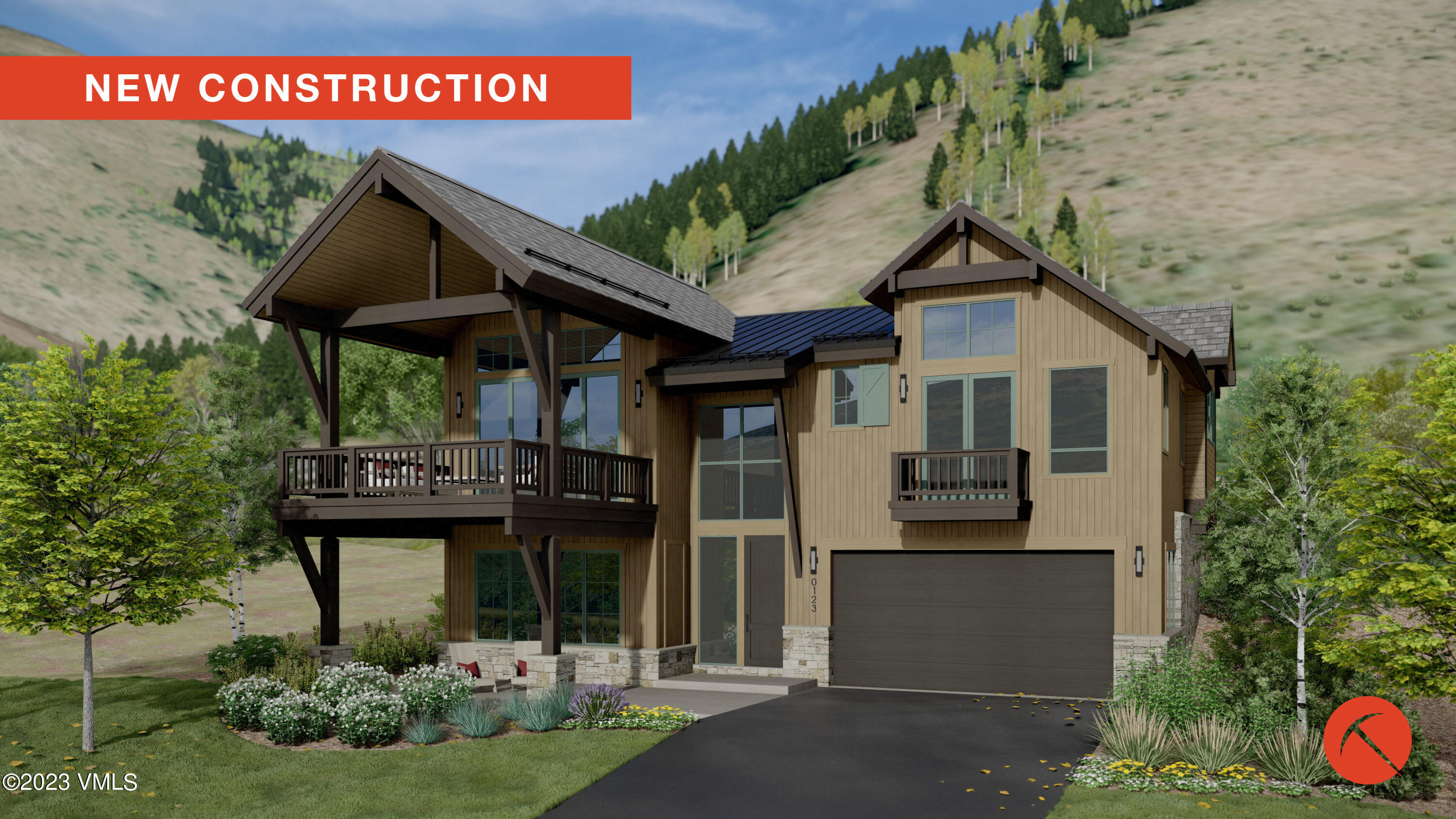 196 Miles End Lane Minturn, CO 81645 - Photo 1 of 7 a front view of a house with garden