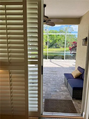 a room with furniture and a window