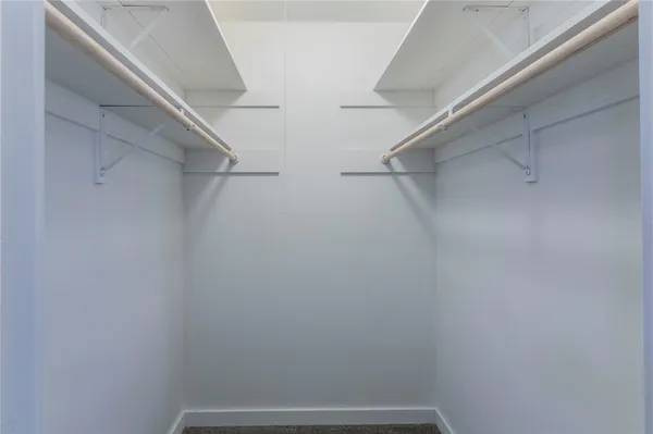 a view of walk in closet