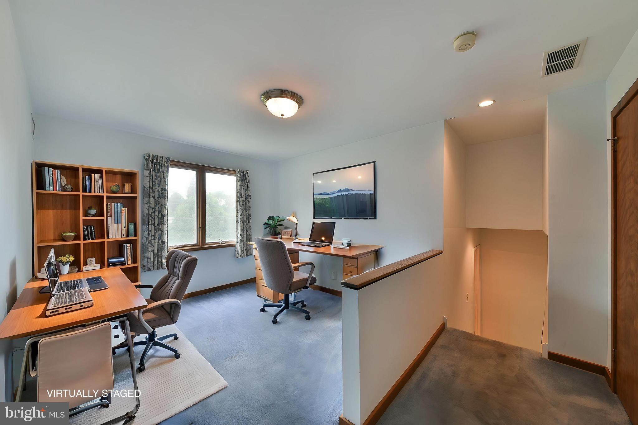 1133 Ballytore Road Huntingdon Valley, PA 19006 - Photo 31 of 38 Ideal Home Office Virtually Staged