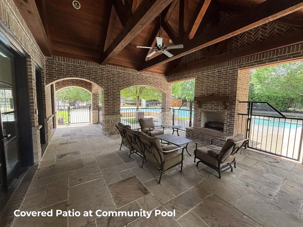 948 Holt Lane Allen, TX 75013 - Photo 39 of 40 Clubhouse patio with fireplace!