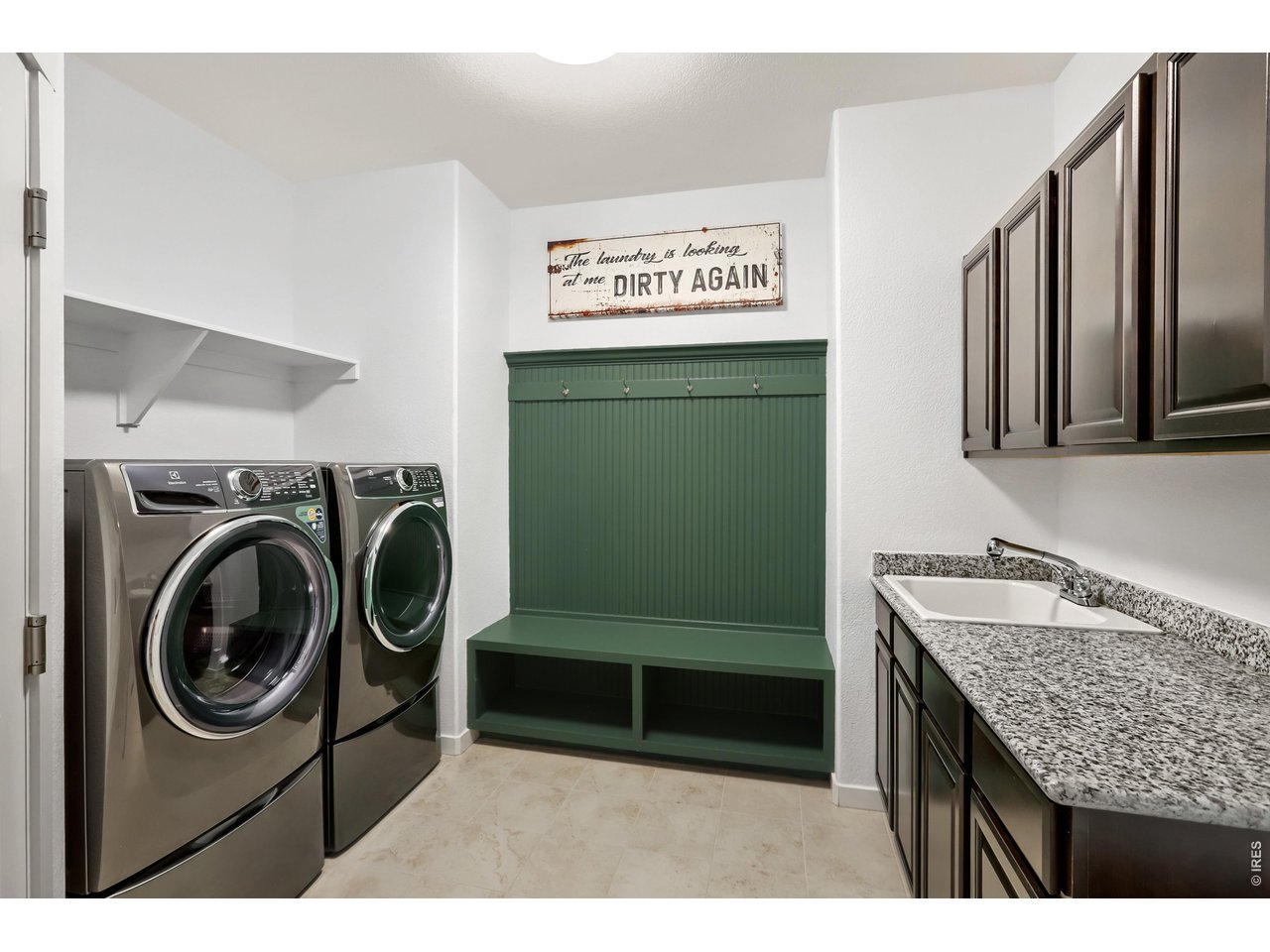 2169 Day Spring Drive Windsor, CO 80550 - Photo 26 of 39 a utility room with sink dryer and washer