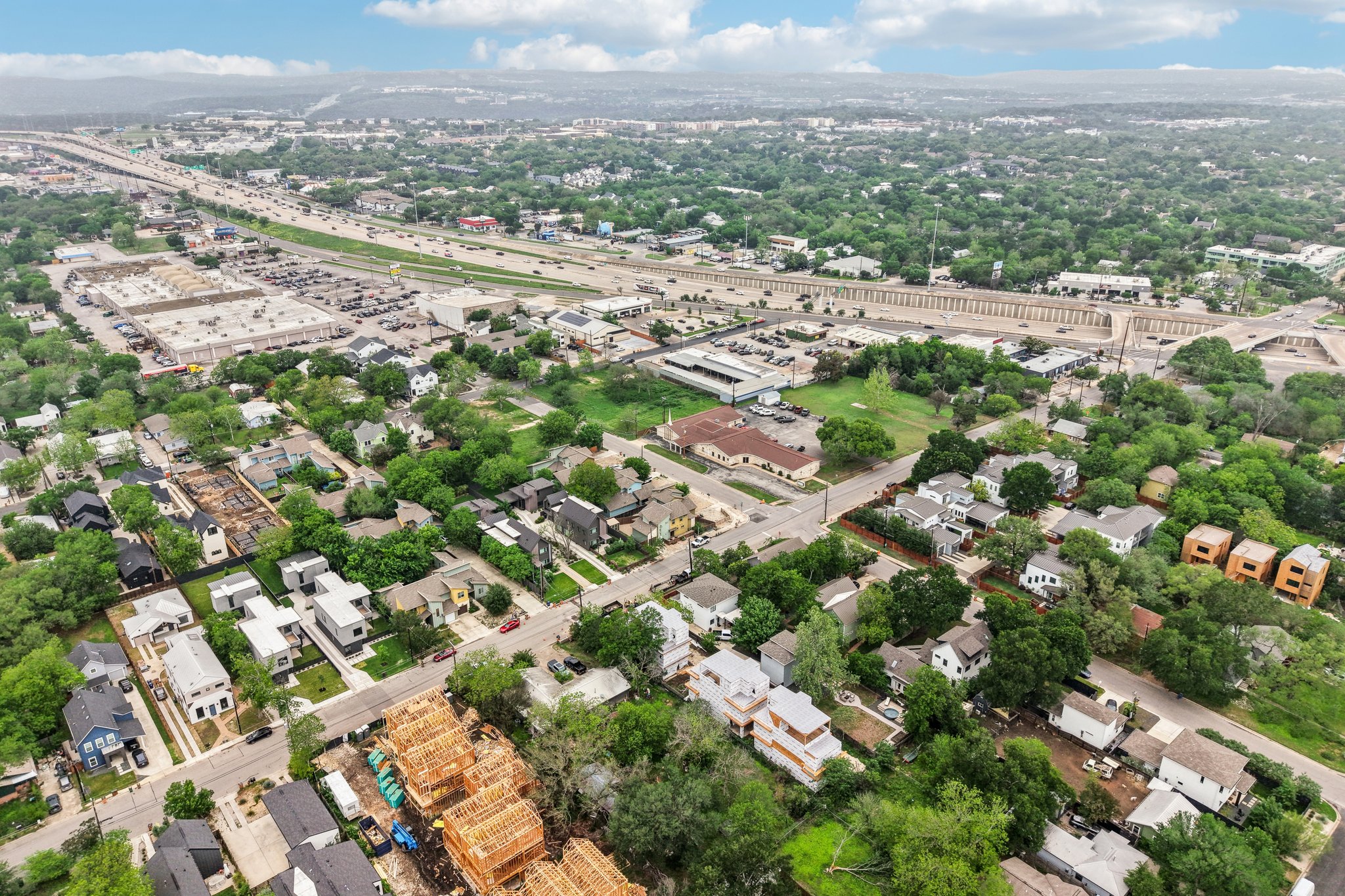 4411 Banister Lane Austin, TX 78745 - Photo 21 of 24 an aerial view of multiple house