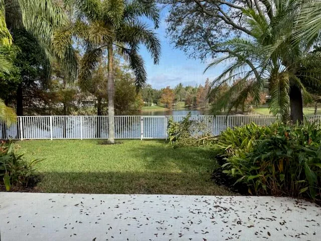 a view of a back yard