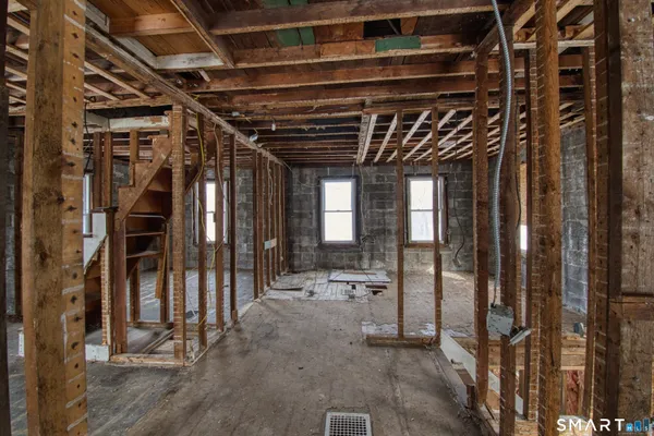 a view of storage and utility room