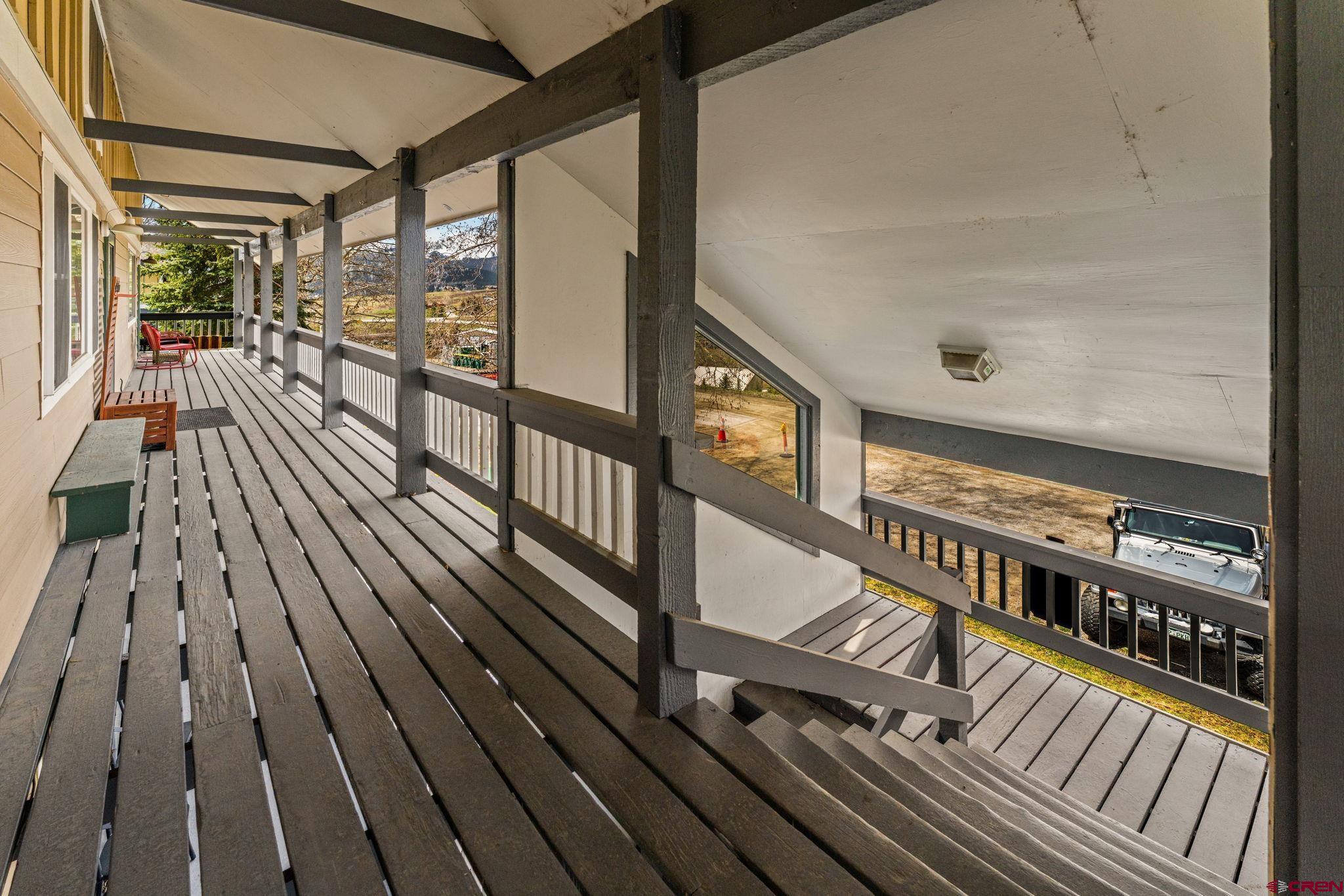 18 Crystal Road, Unit 5B Crested Butte, CO 81225 - Photo 21 of 25 a view of balcony with wooden floor