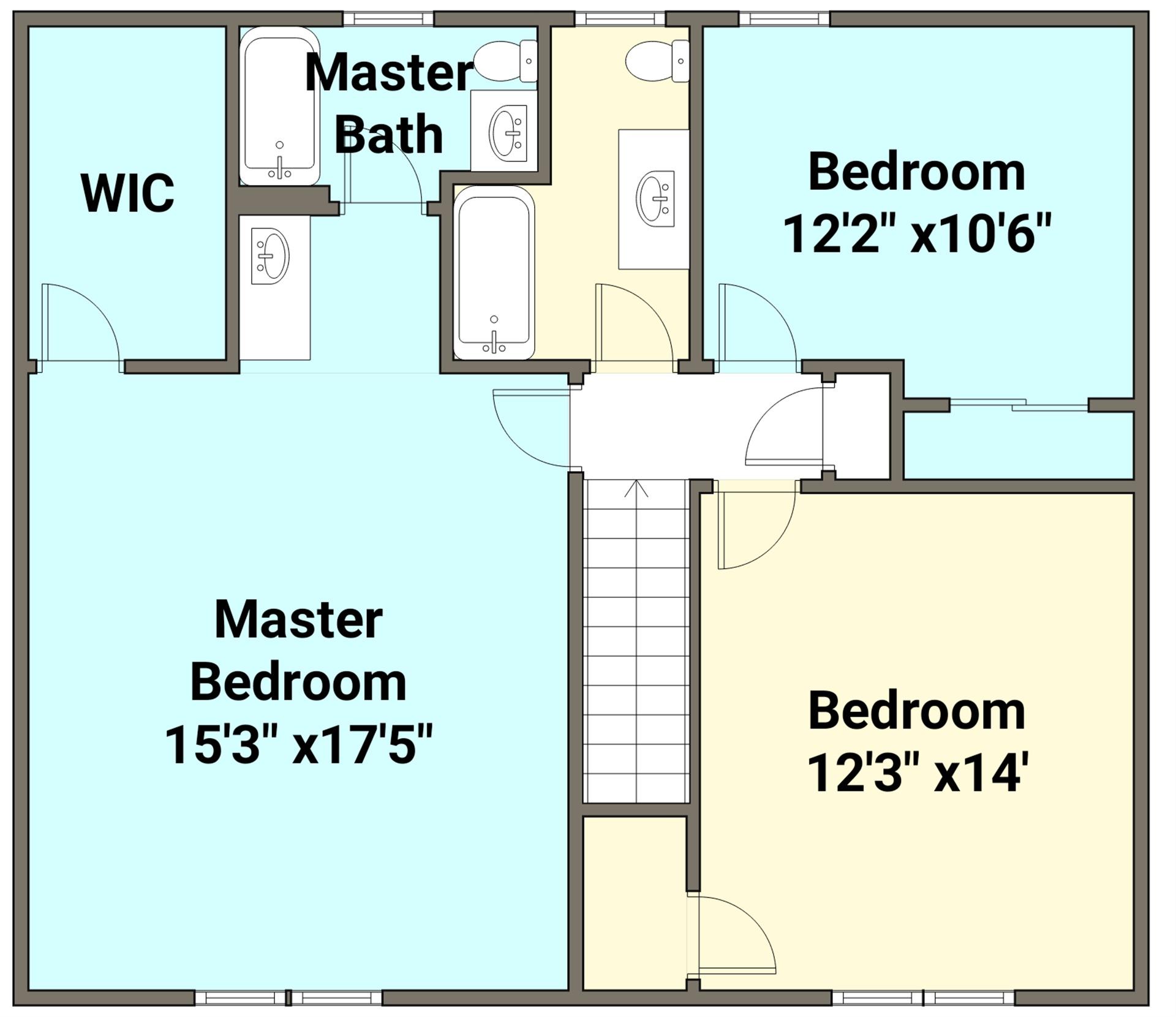 162 Ridgeview Road Blue Ridge, VA 24064 - Photo 32 of 32 Upper Level Floor Plan