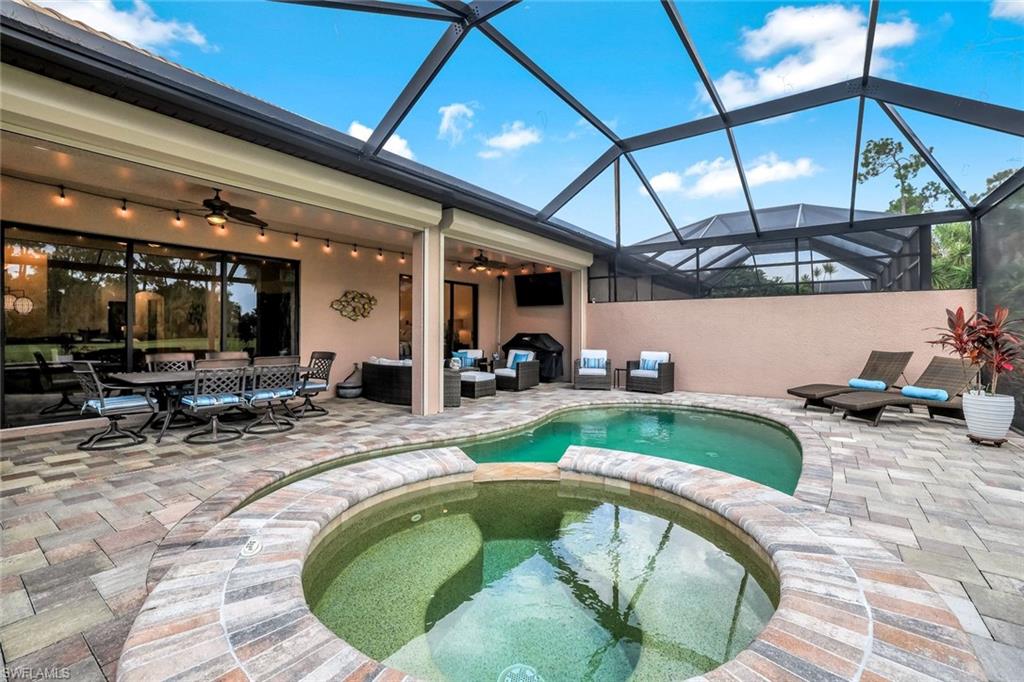 Soak in the spa after tennis or golf...