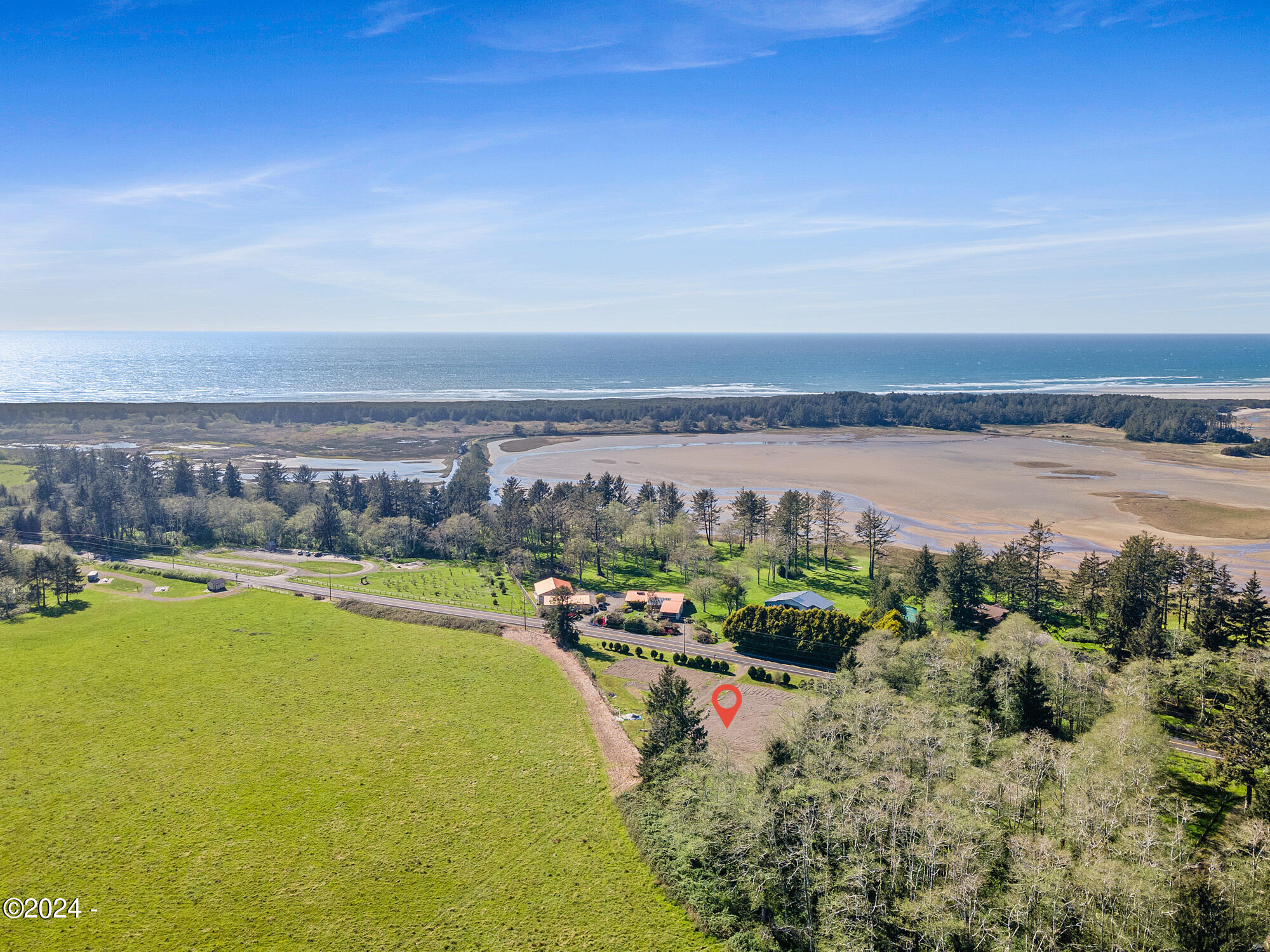 26555 Sandlake Road Cloverdale, OR 97112 - Photo 5 of 9 Drone view to West