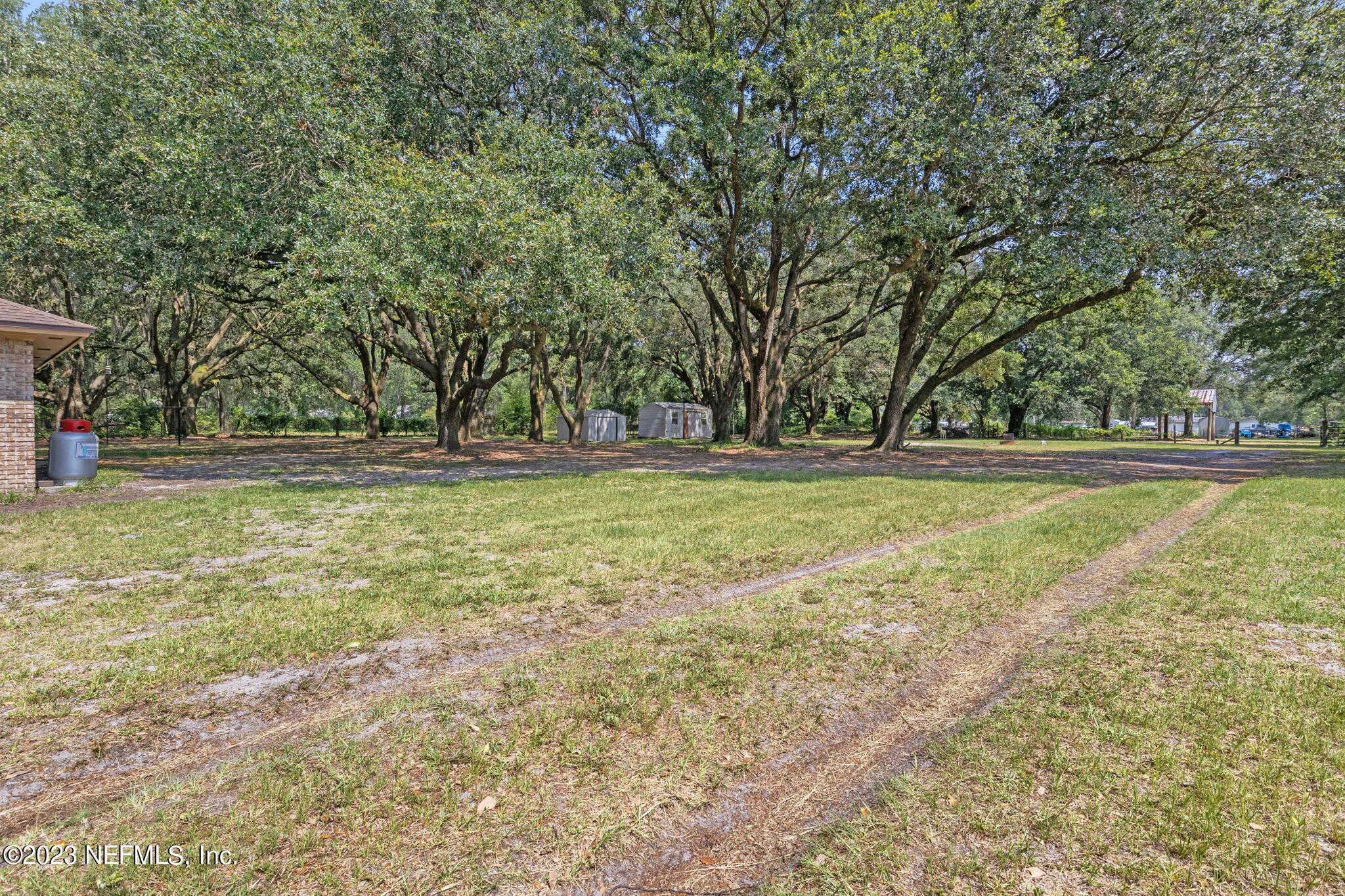 3233 Fritz Road Jacksonville, FL 32226 - Photo 42 of 43 a view of outdoor space with yard and trees in the background