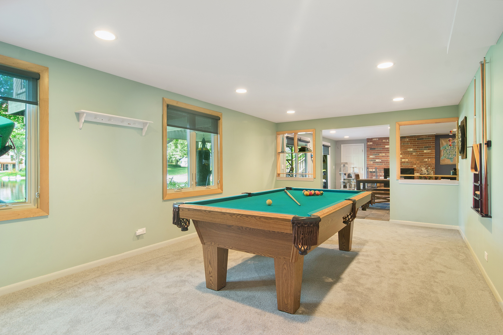 170 South Ela Road Barrington, IL 60010 - Photo 22 of 33 a room with pool table and windows