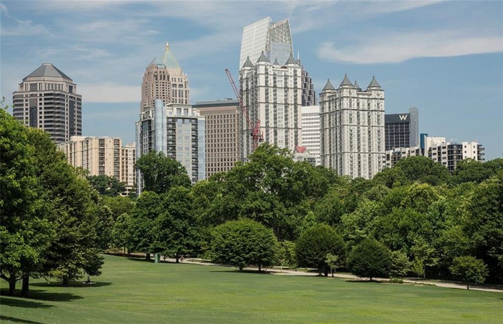 199 14th Street Northeast, Unit 201 Atlanta, GA 30309 - Photo 38 of 42 a view of a city with tall buildings