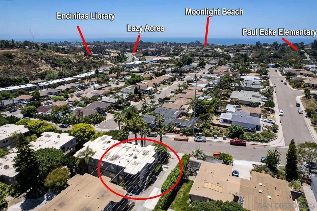 155 Rosebay Drive, Unit 28 Encinitas, CA 92024 - Photo 21 of 23 an aerial view of a city