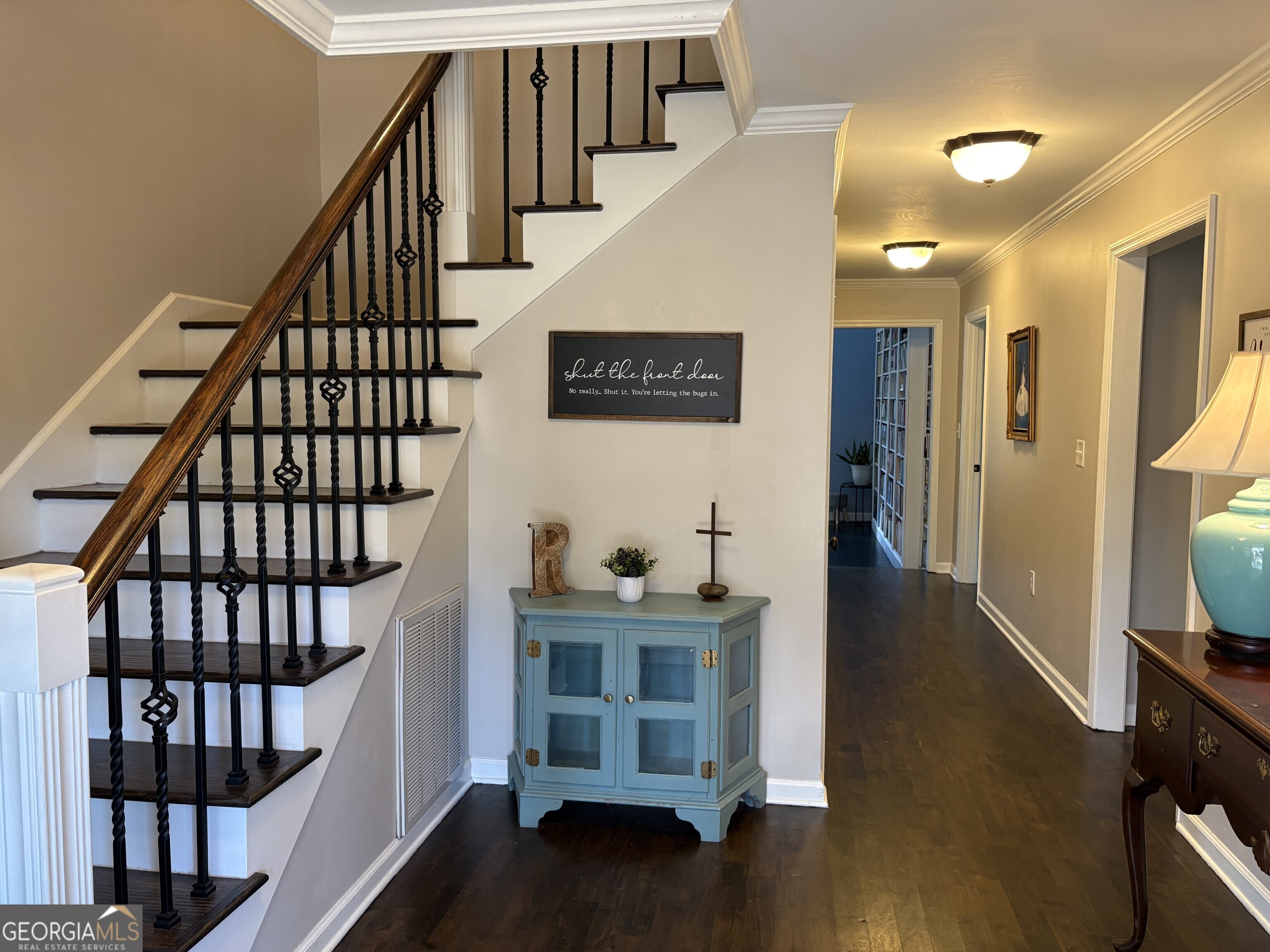 502 Payne Place Dublin, GA 31021 - Photo 10 of 61 a view of entryway and hall with wooden floor