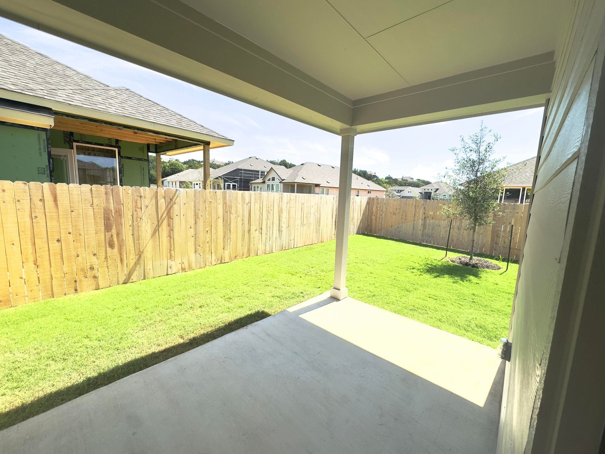 100 Cherry Sage Cove Georgetown, TX 78628 - Photo 12 of 14 a view of backyard with green space