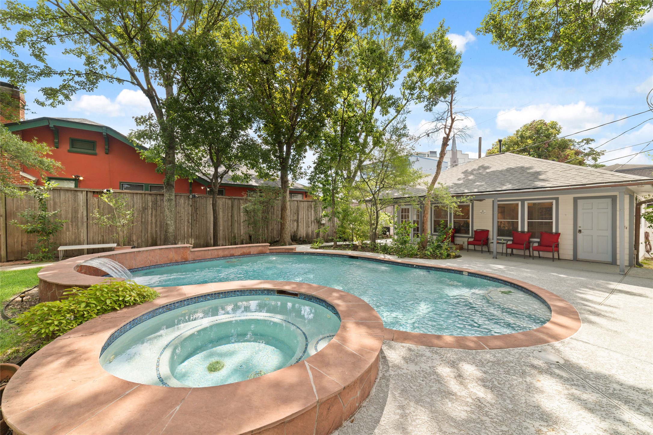 1613 California Street Houston, TX 77006 - Photo 42 of 50 Beyond the gardens sits a guest cottage that became one of Houston's best-kept secrets. For years it welcomed visitors from around the world, many of whom returned again and again, calling it "our second home," "a hidden gem," and "a little oasis."