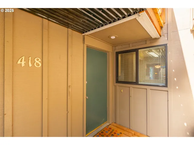 a view of front door