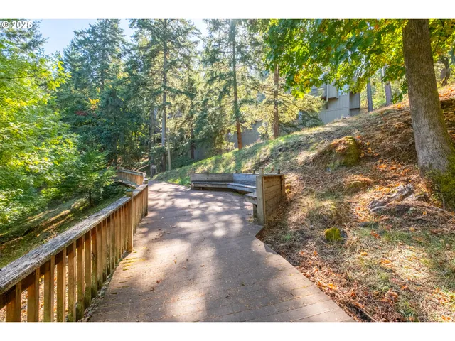 a view of an outdoor space and a yard
