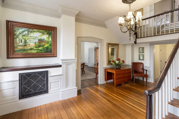 a view of an entryway door