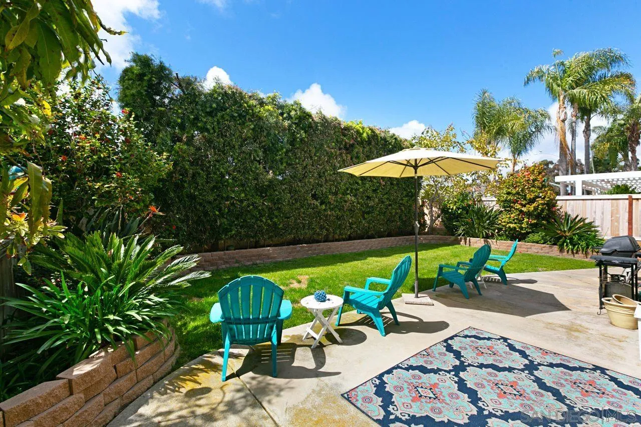 946 Alyssum Road Carlsbad, CA 92011 - Photo 18 of 19 swimming view of a backyard with sitting area