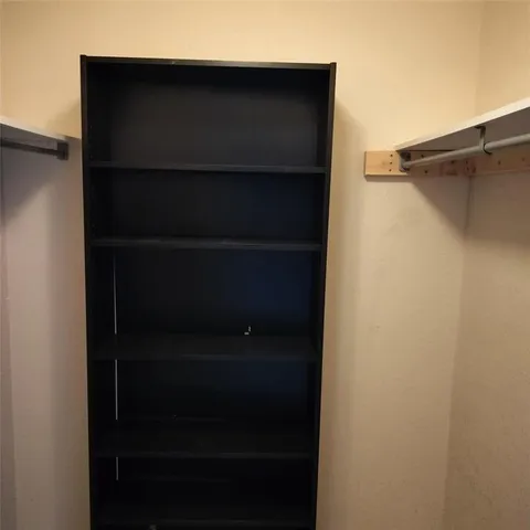 a view of walk in closet