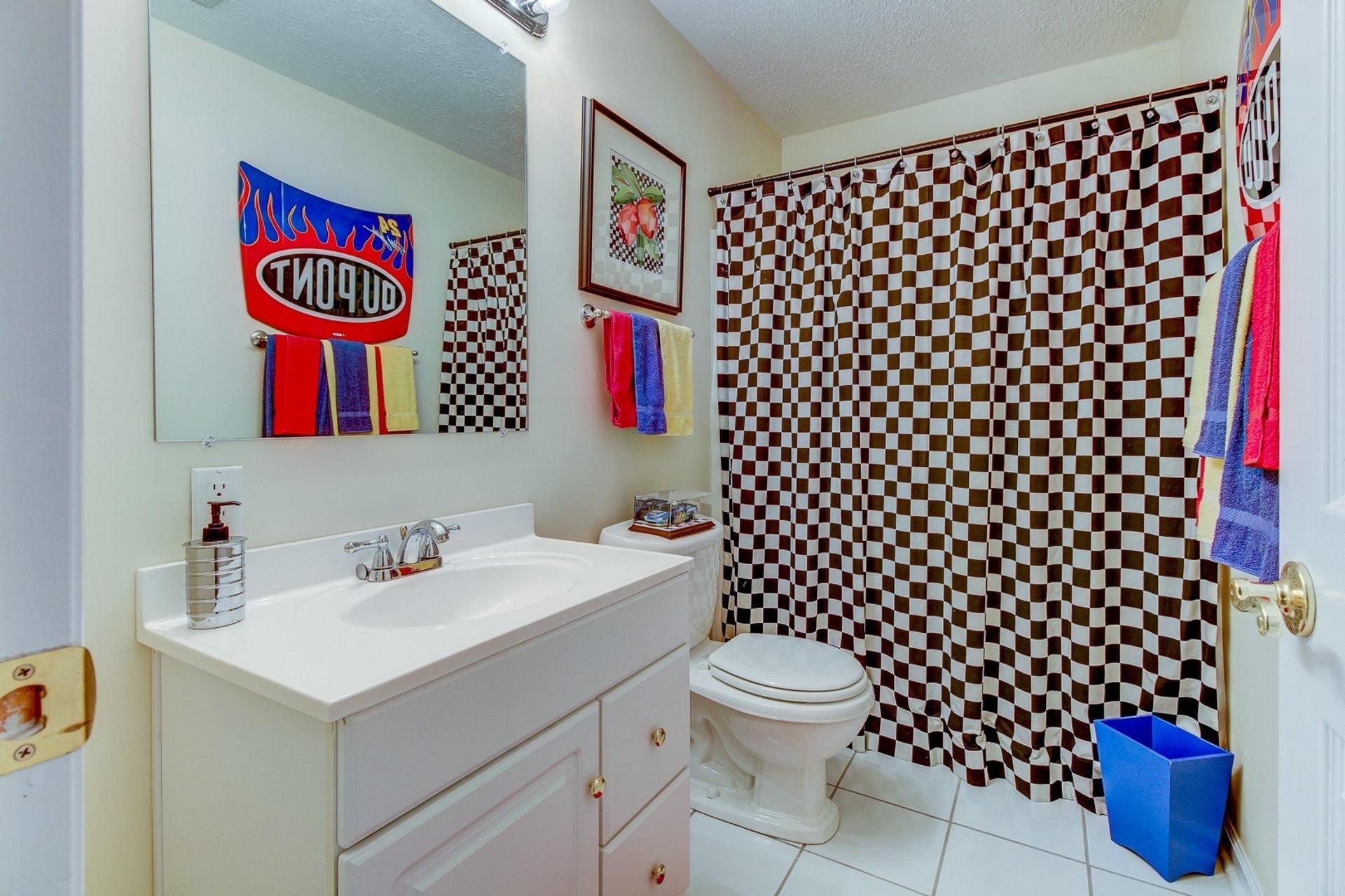 1737 Meadows Road Vinton, VA 24179 - Photo 25 of 37 a bathroom with a sink and a mirror