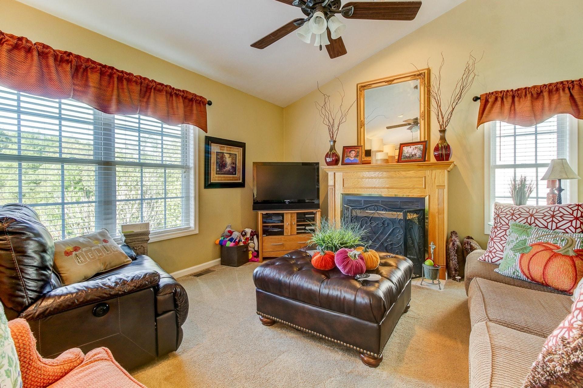 1737 Meadows Road Vinton, VA 24179 - Photo 5 of 37 a living room with furniture and a flat screen tv