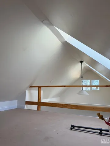 a view of backyard with green space