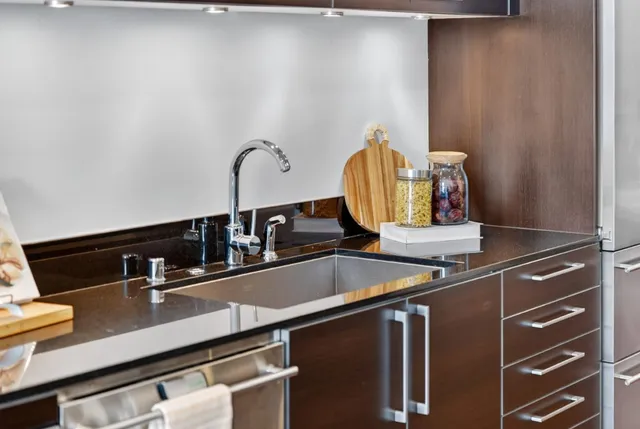 a view of a building from a window