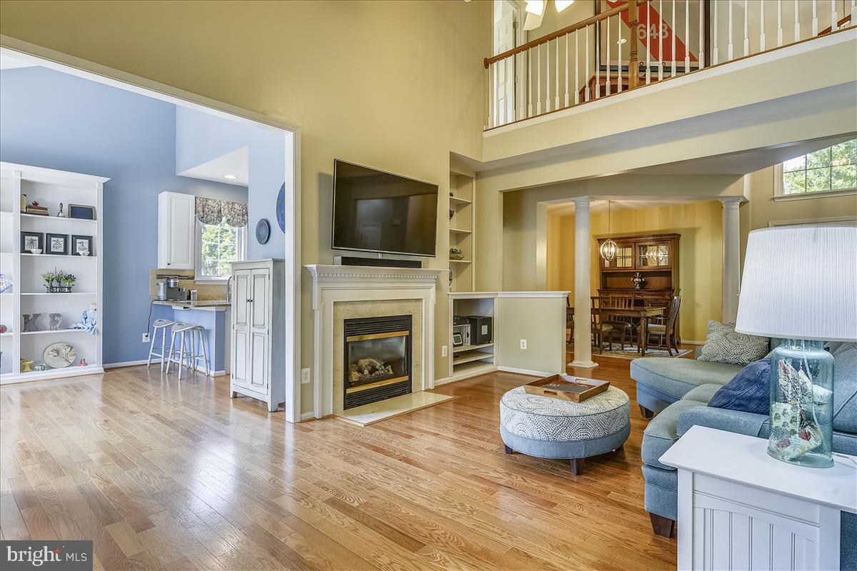 Living Room opens to the Sunroom & Breakfast Bar