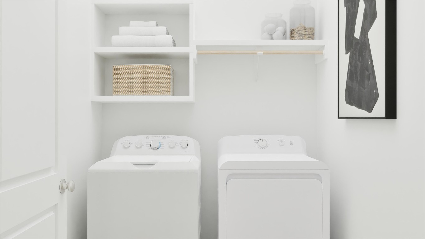 113 Stumpy Street San Marcos, TX 78666 - Photo 17 of 30 a utility room with dryer and washer