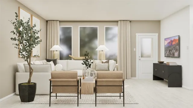 a view of bathroom with a sink and a mirror