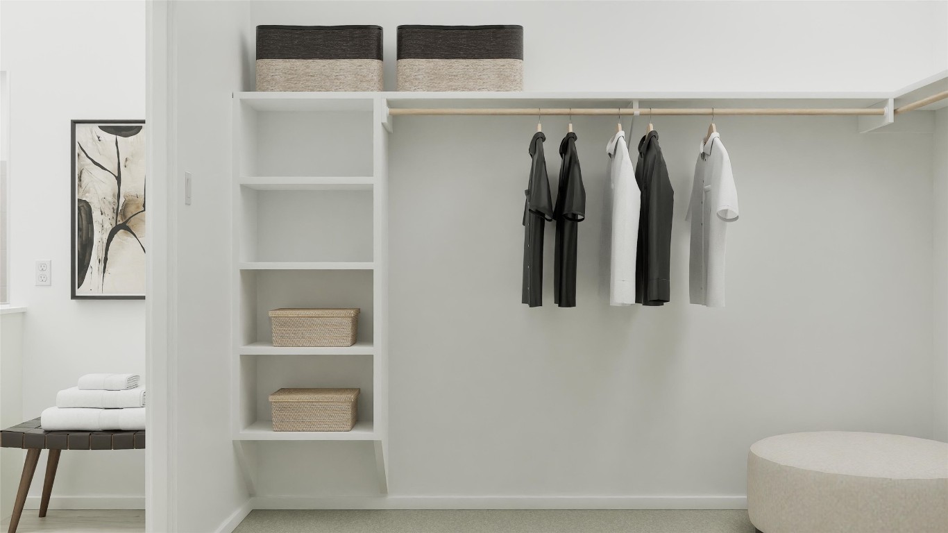 113 Stumpy Street San Marcos, TX 78666 - Photo 28 of 30 a view of walk in closet with clothes and shoes