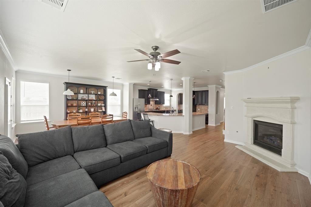 20358 Mathis Landing Drive Cypress, TX 77433 - Photo 15 of 32 a living room with furniture fireplace and window