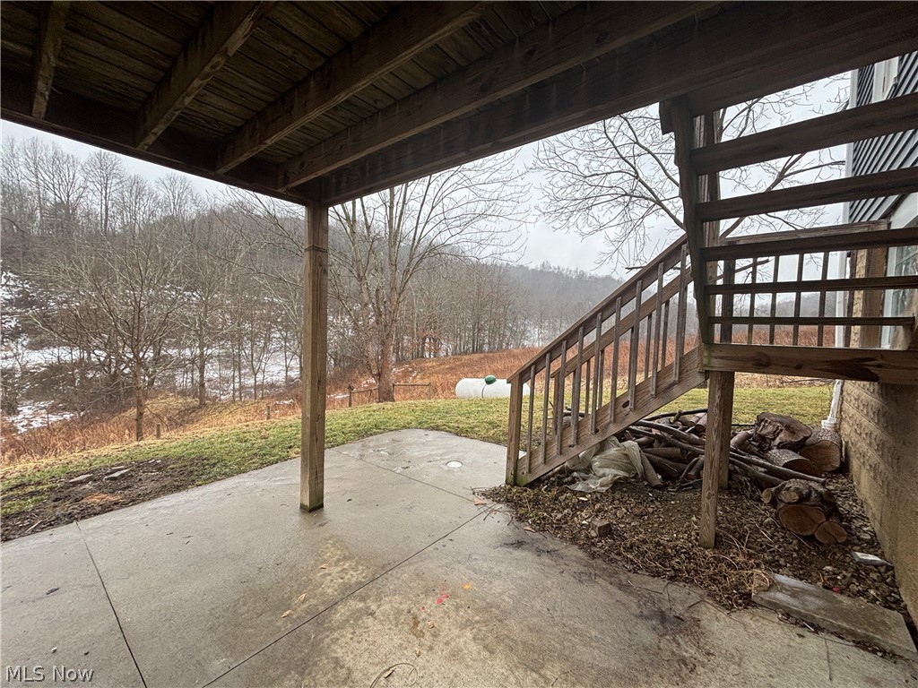 4301 Steubenville Road Southeast Amsterdam, OH 43903 - Photo 22 of 27 Concrete patio off of basement